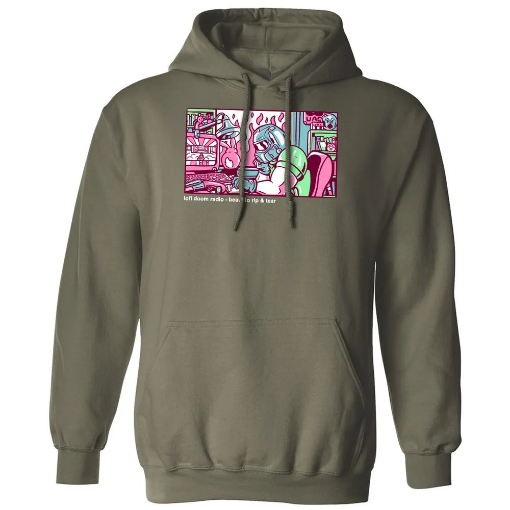 Classic Unisex Hoodie - E7NZ3N2S - Military Green - 4