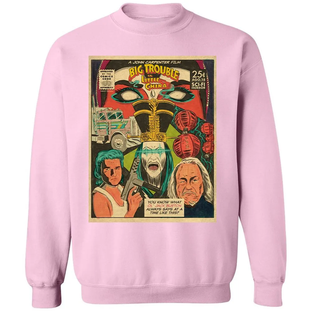 Classic Unisex Sweatshirt - H5BP6EF5 - Light Pink - 3