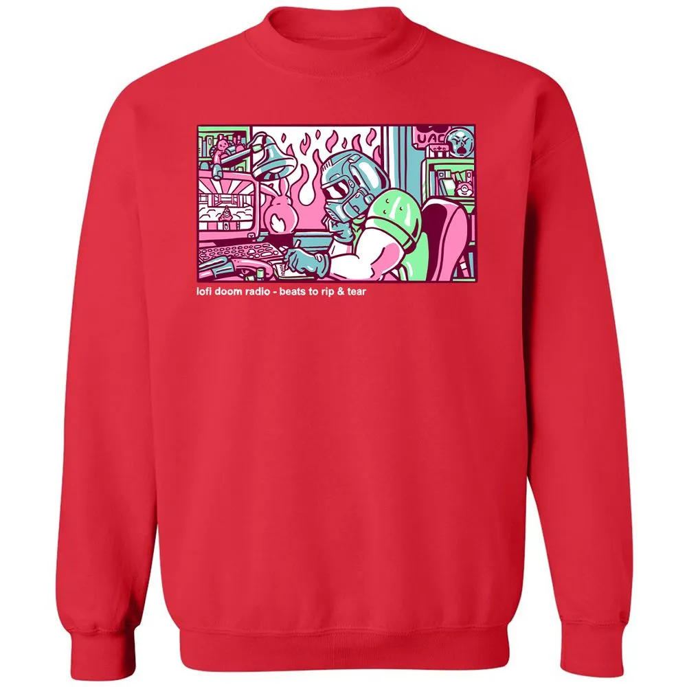 Classic Unisex Sweatshirt - UW24NGFY - Red - 5