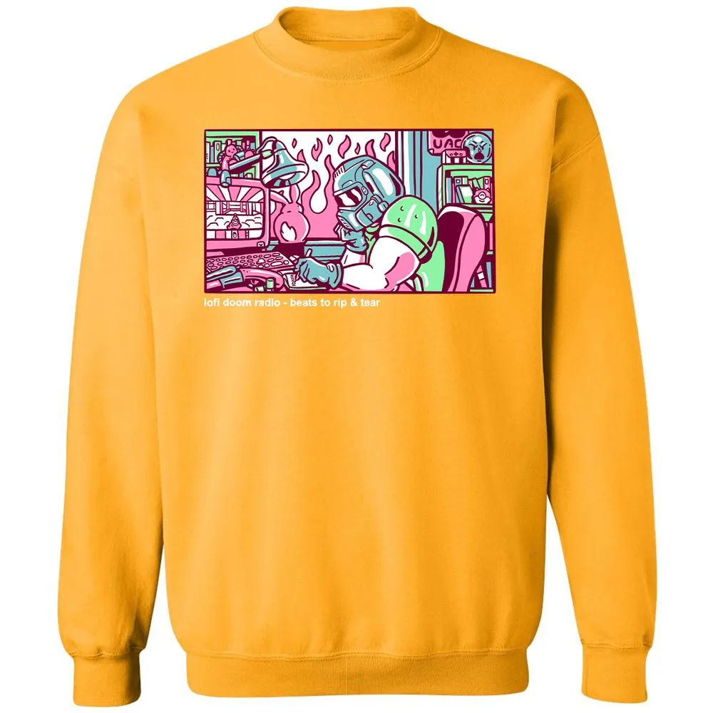Classic Unisex Sweatshirt - UW24NGFY - Gold - 11