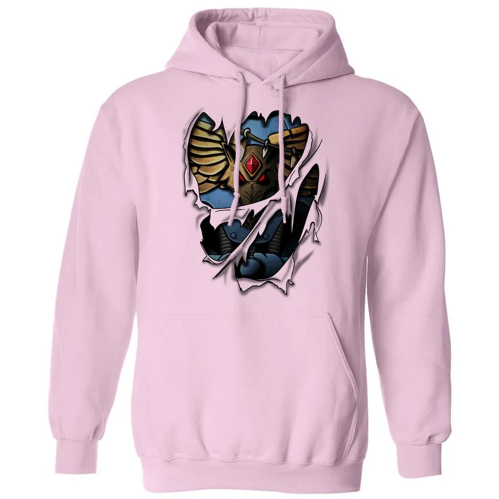 Classic Unisex Hoodie - XQG14YLM - Light Pink - 3