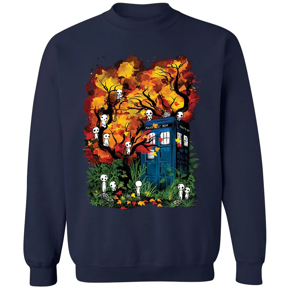 Classic Unisex Sweatshirt - HUWZB4TG - Navy - 2