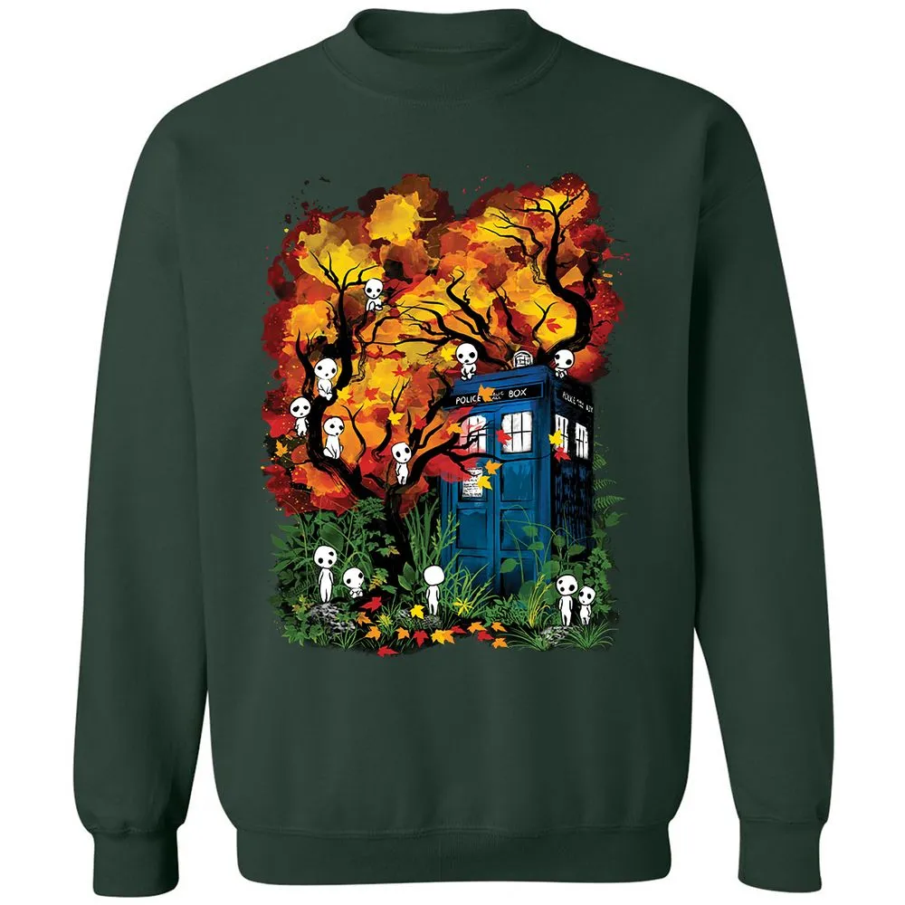 Classic Unisex Sweatshirt - HUWZB4TG - Forest Green - 4