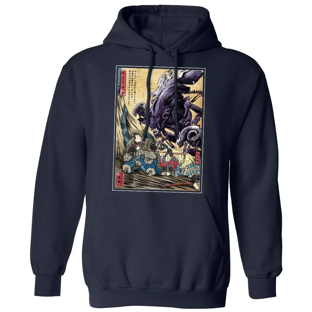 Classic Unisex Hoodie - KKWKTPLH - Navy - 2