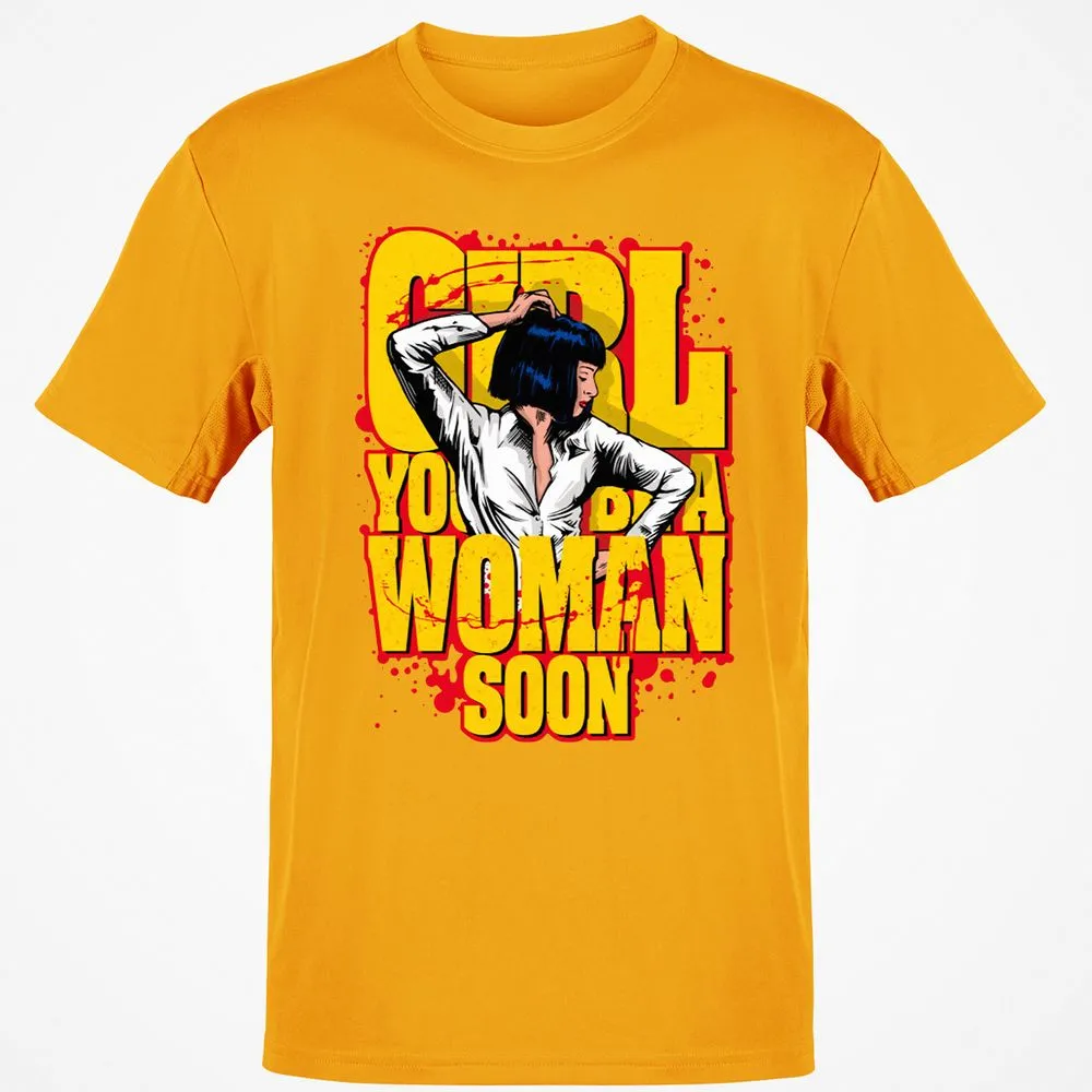 Classic Unisex T-Shirt - 8FUJSQJN - Gold - 4