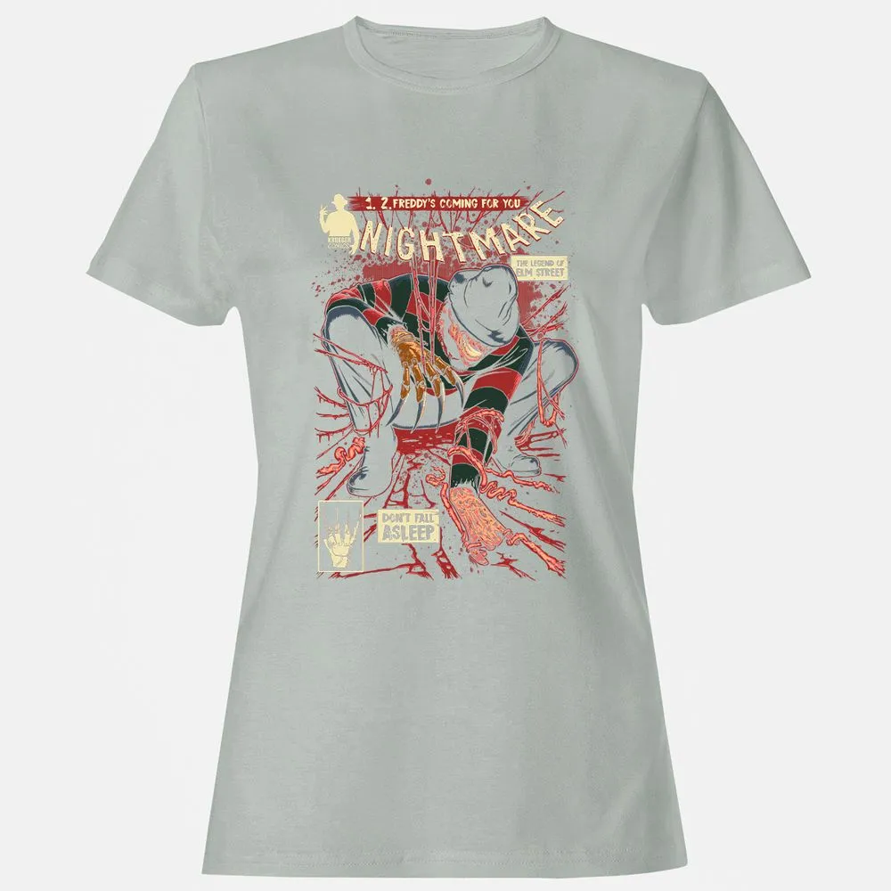 Women's T-Shirt - ZLBZ7P9P - Ash - 2