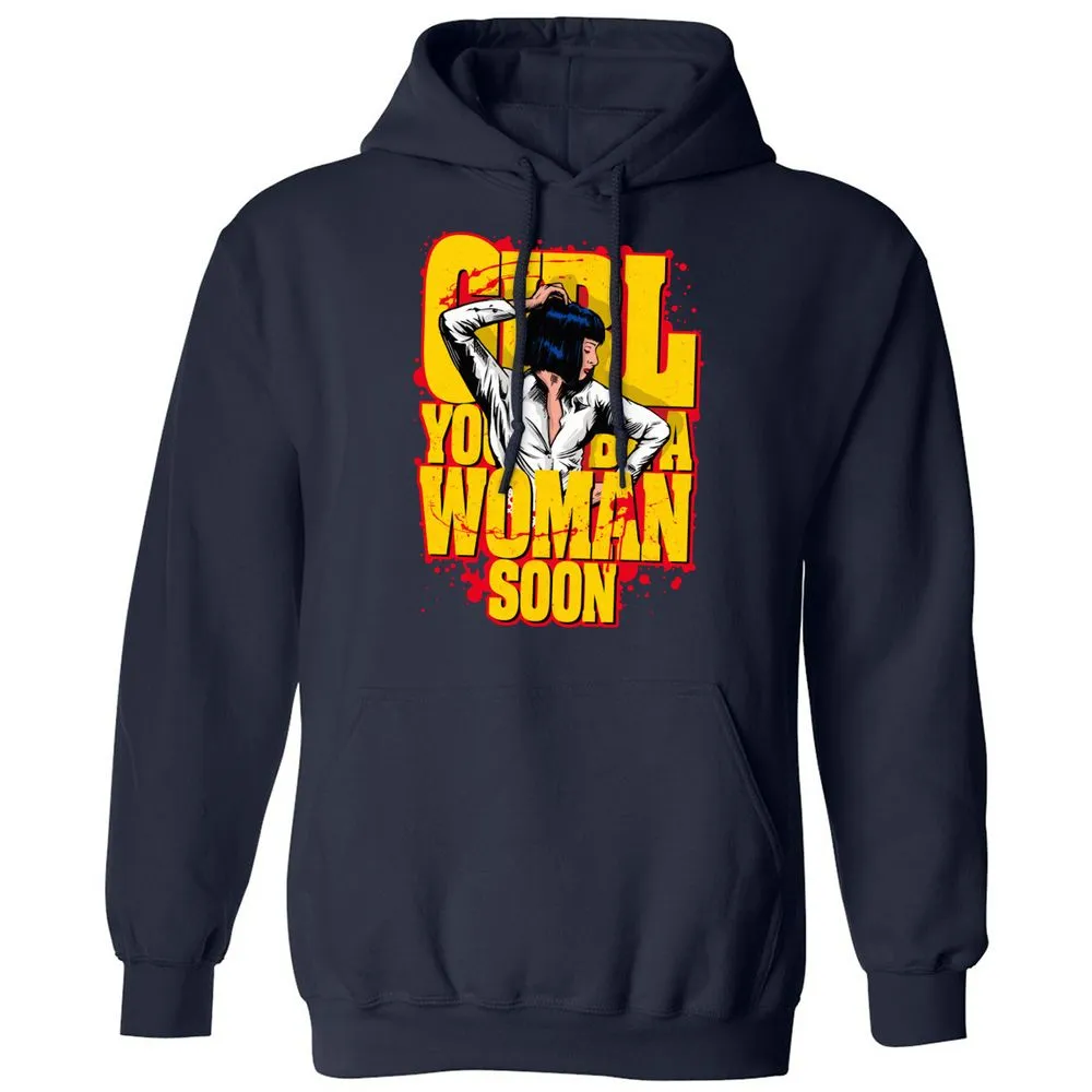 Classic Unisex Hoodie - QKCJYDCL - Navy - 2