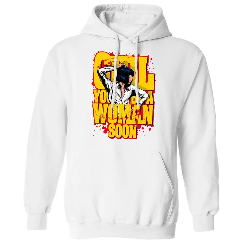 Classic Unisex Hoodie - QKCJYDCL - White - 11