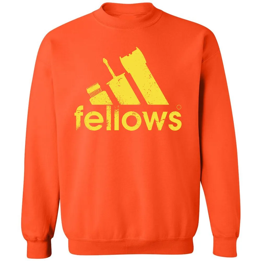 Classic Unisex Sweatshirt - BCSSQPJX - Orange - 10