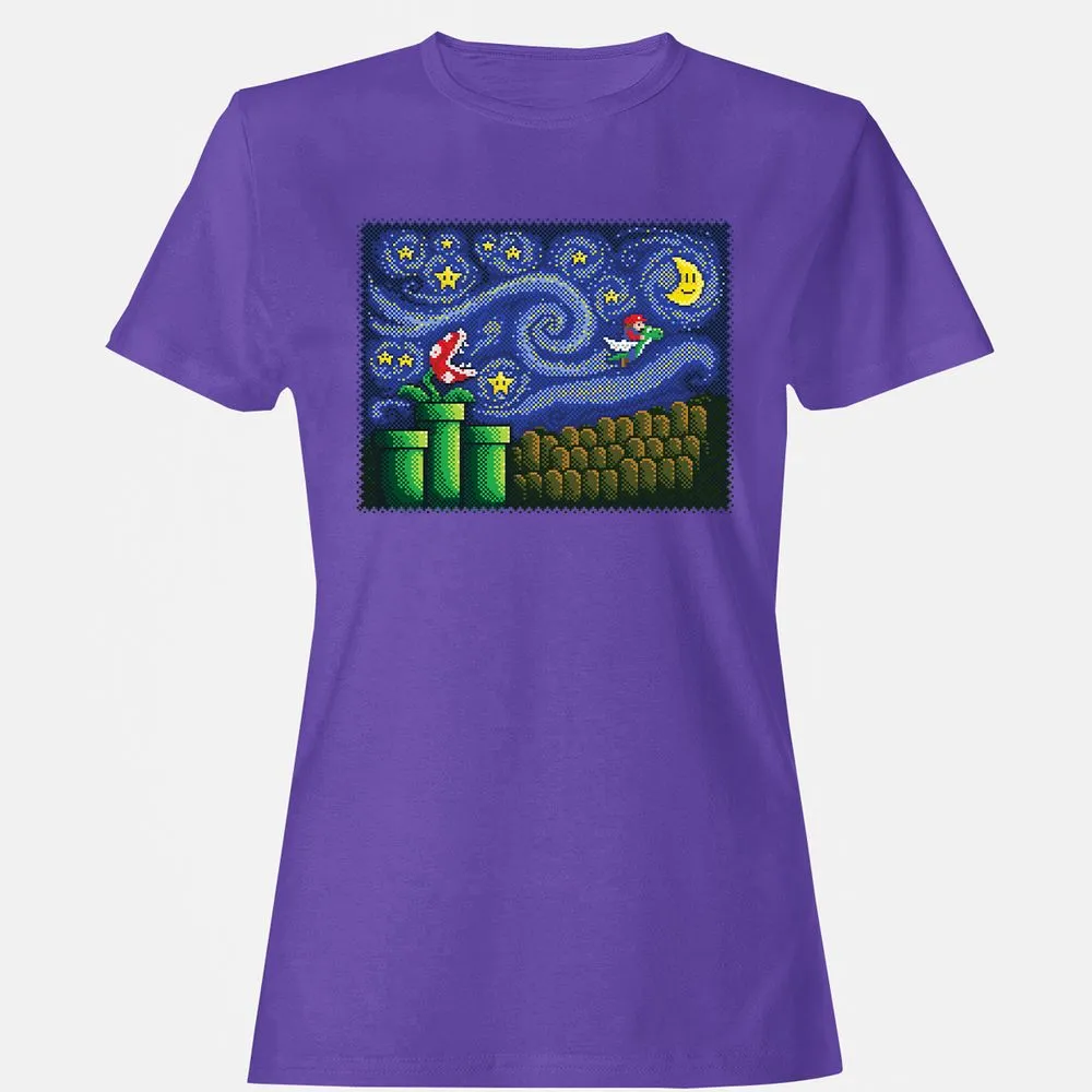 Women's T-Shirt - 3B7RV6XM - Purple - 12