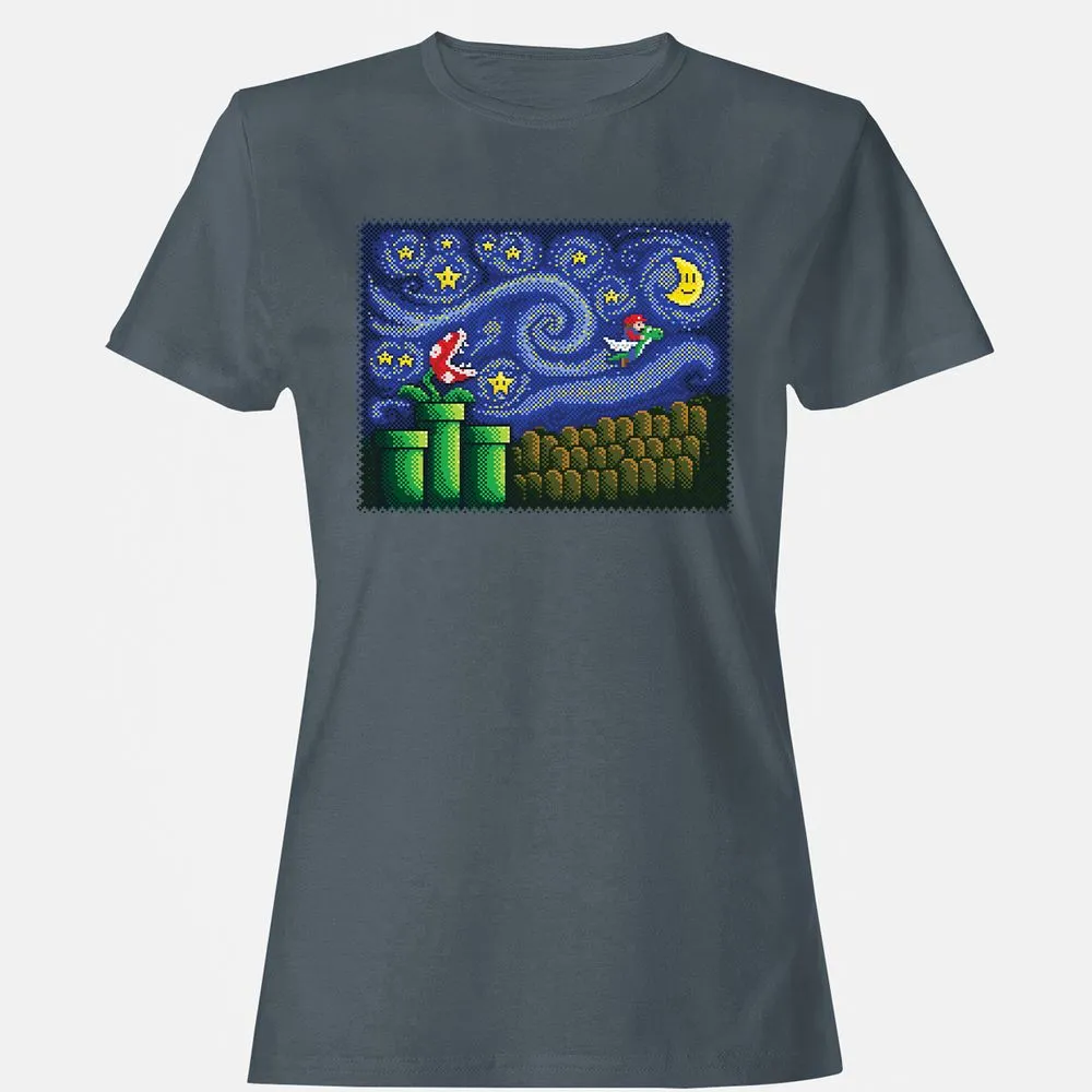 Women's T-Shirt - 3B7RV6XM - Charcoal - 3