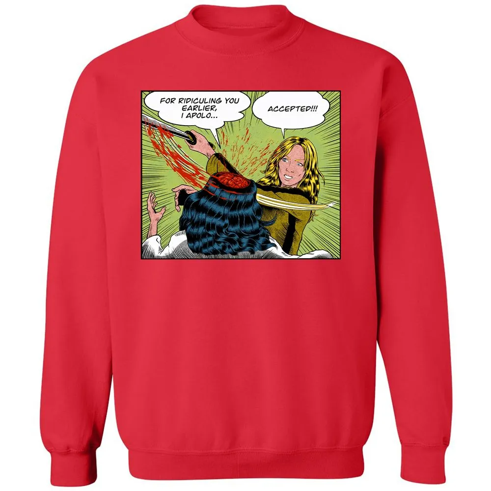 Classic Unisex Sweatshirt - 3F6BTK8R - Red - 5