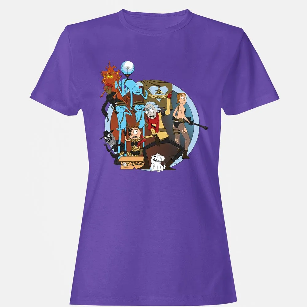Women's T-Shirt - Z4J5AR9Z - Purple - 12