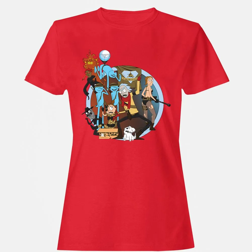 Women's T-Shirt - Z4J5AR9Z - Red - 13