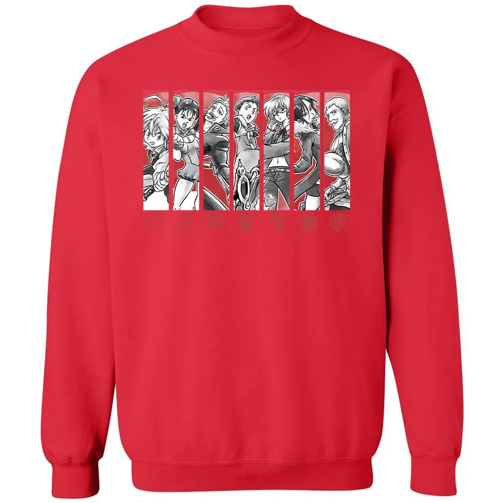 Classic Unisex Sweatshirt - 2KPS8ADF - Red - 5