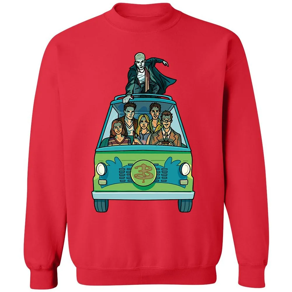 Classic Unisex Sweatshirt - UVMFTU9X - Red - 5