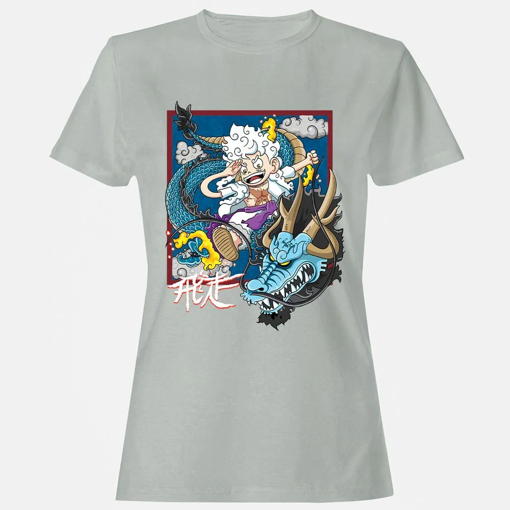 Women's T-Shirt - Q1DYXWVS - Ash - 2