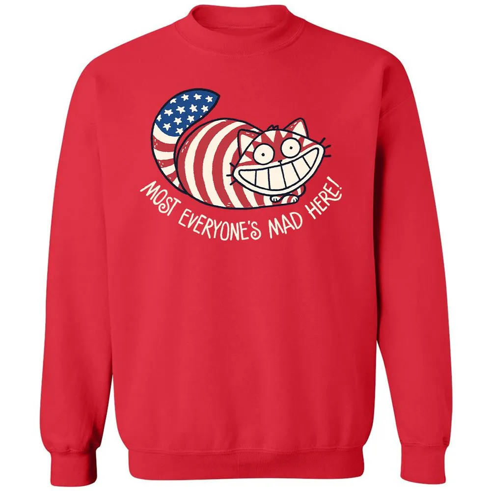 Classic Unisex Sweatshirt - UYGVPJBQ - Red - 5