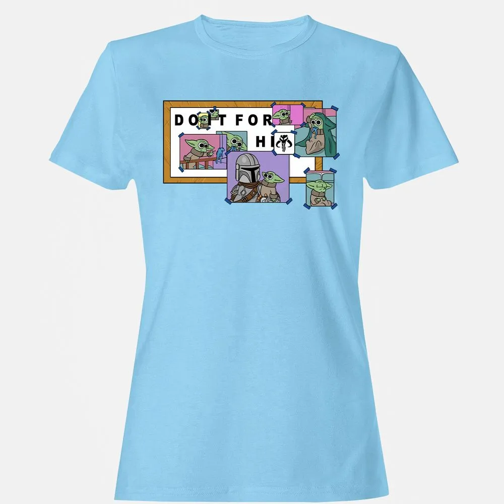 Women's T-Shirt - 74WDK6KP - Light Blue - 8