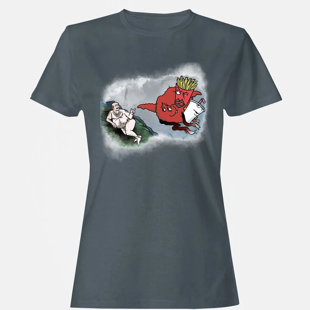 Women's T-Shirt - ULSQV8DJ - Charcoal - 3
