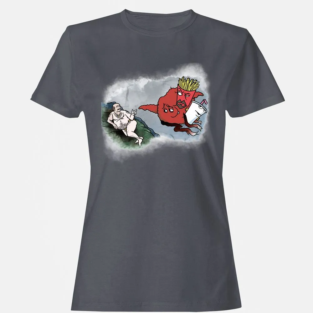 Women's T-Shirt - ULSQV8DJ - Dark Heather - 5