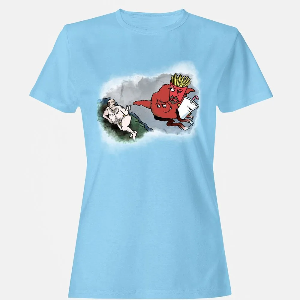 Women's T-Shirt - ULSQV8DJ - Light Blue - 8