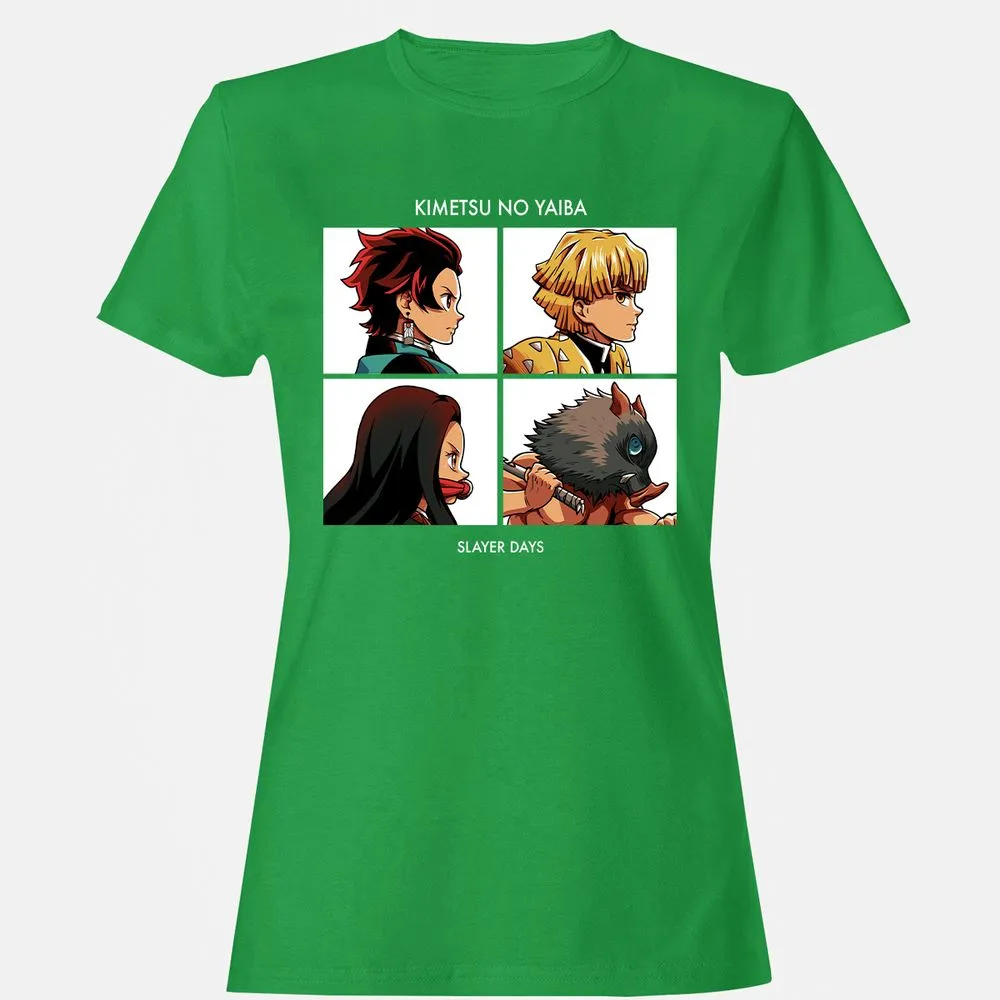 Women's T-Shirt - J3X7MPVH - Irish Green - 7