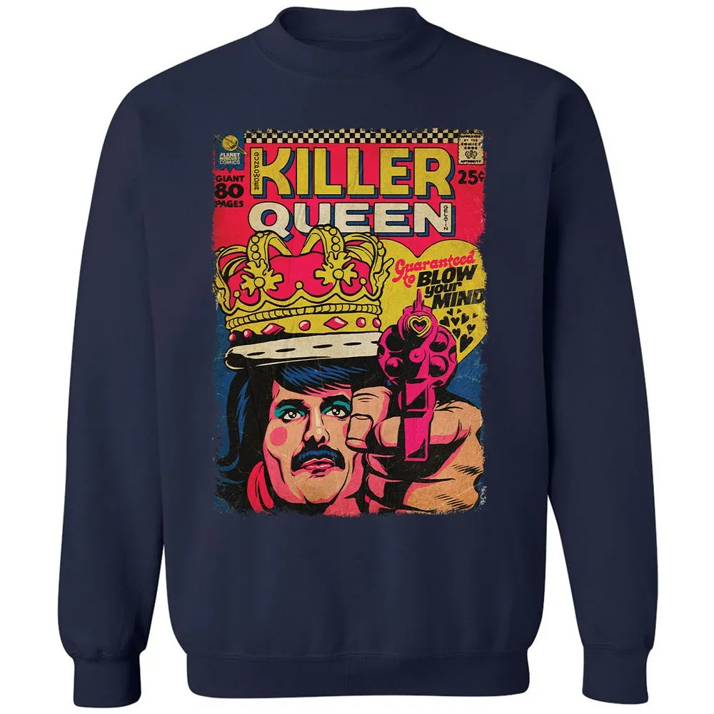 Classic Unisex Sweatshirt - GQV7V27Y - Navy - 2