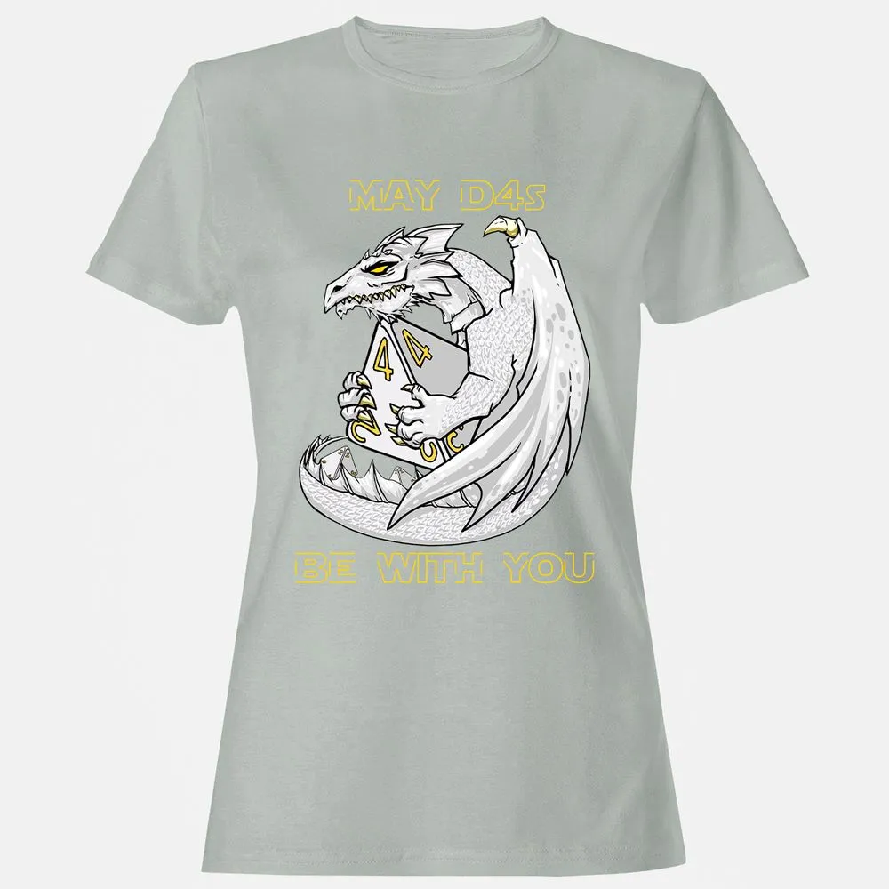 Women's T-Shirt - 8AFGFZMK - Ash - 2