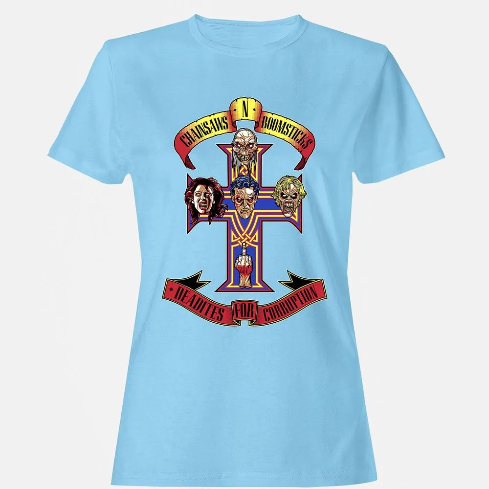 Women's T-Shirt - ANFNEJMH - Light Blue - 8