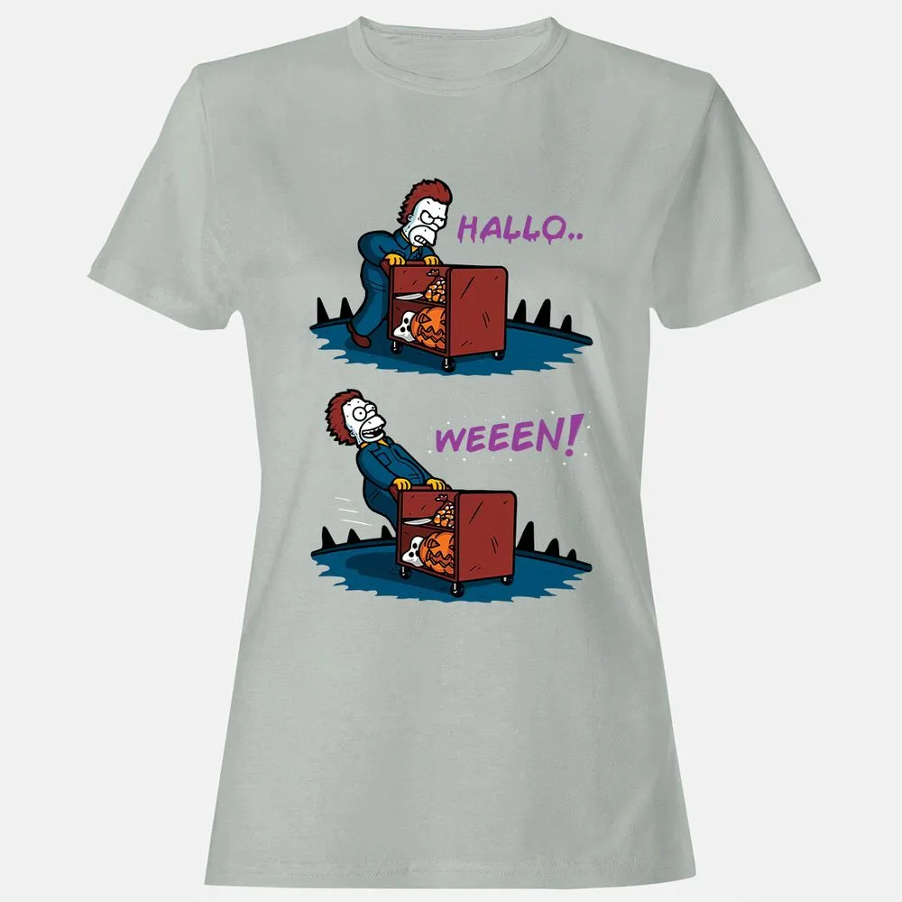 Women's T-Shirt - 4KPM226A - Ash - 2