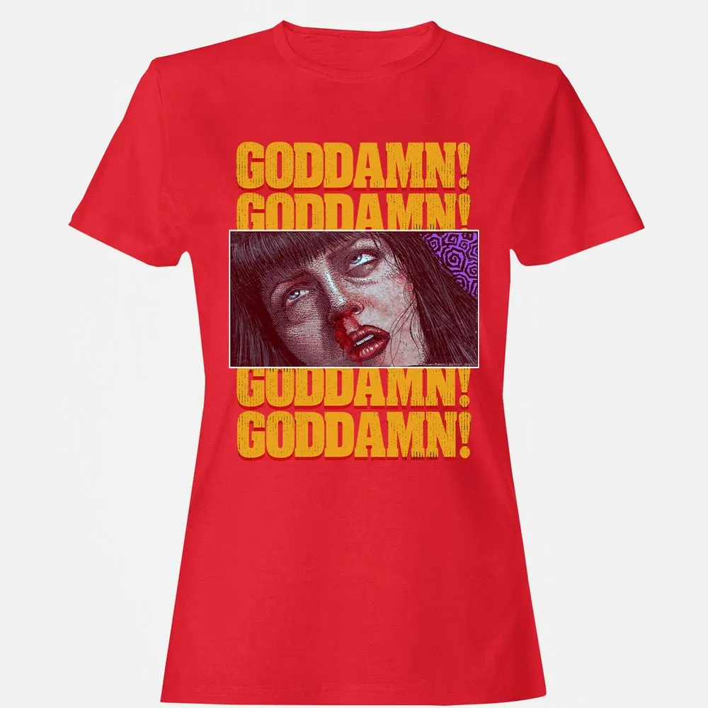 Women's T-Shirt - JHBD9G7J - Red - 13