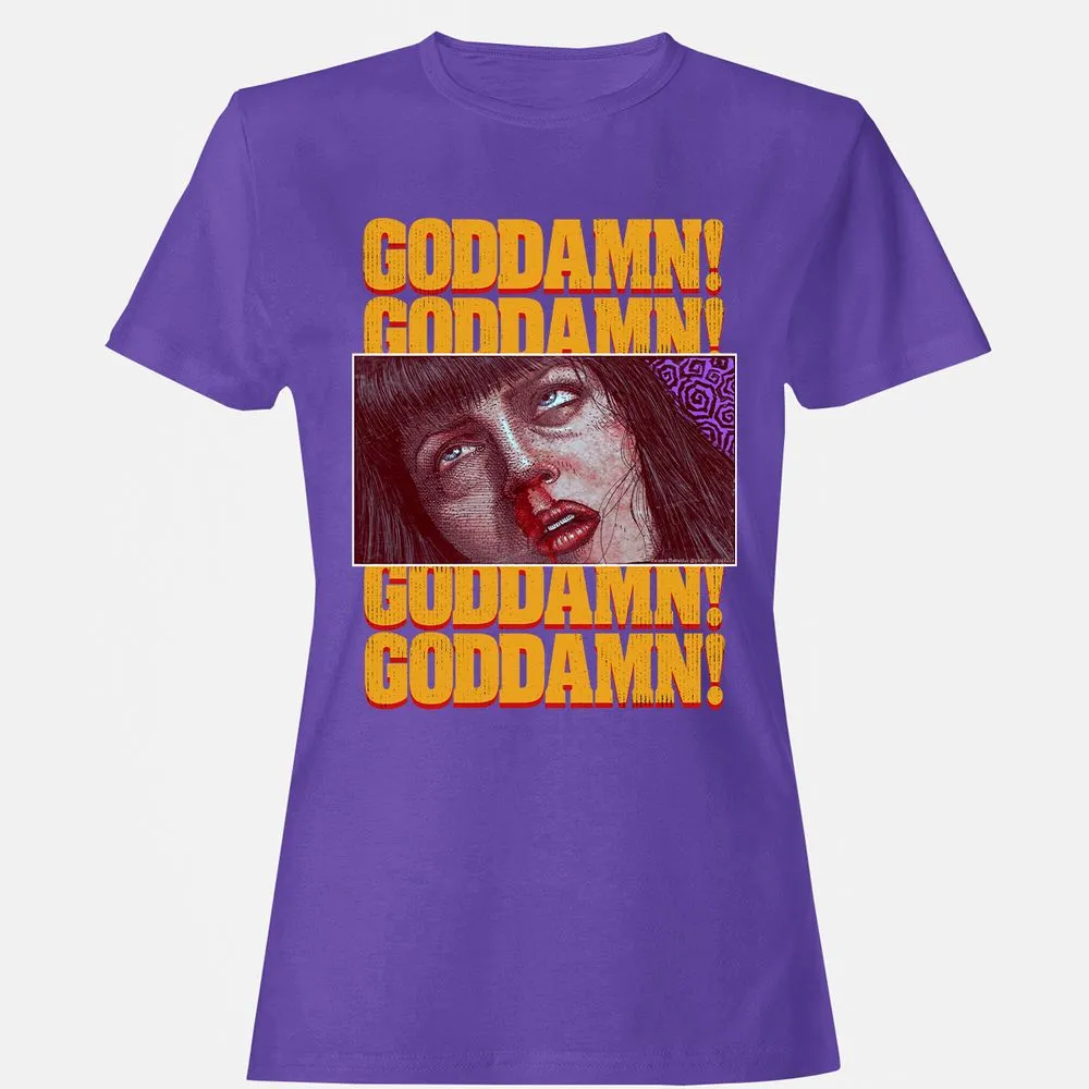 Women's T-Shirt - JHBD9G7J - Purple - 12