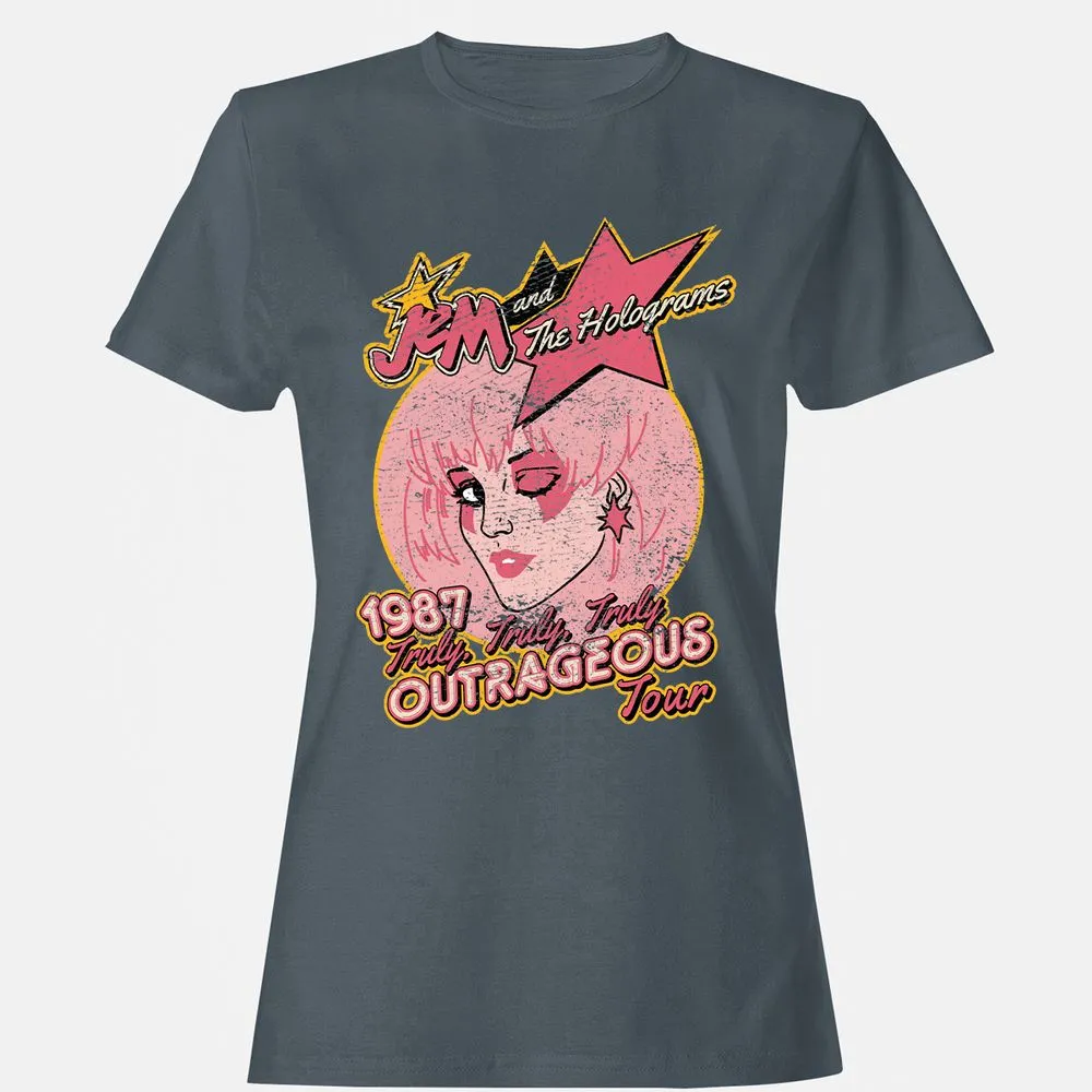 Women's T-Shirt - 3P8CNW6F - Charcoal - 3