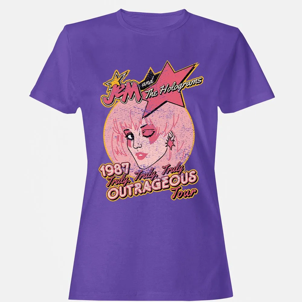 Women's T-Shirt - 3P8CNW6F - Purple - 12