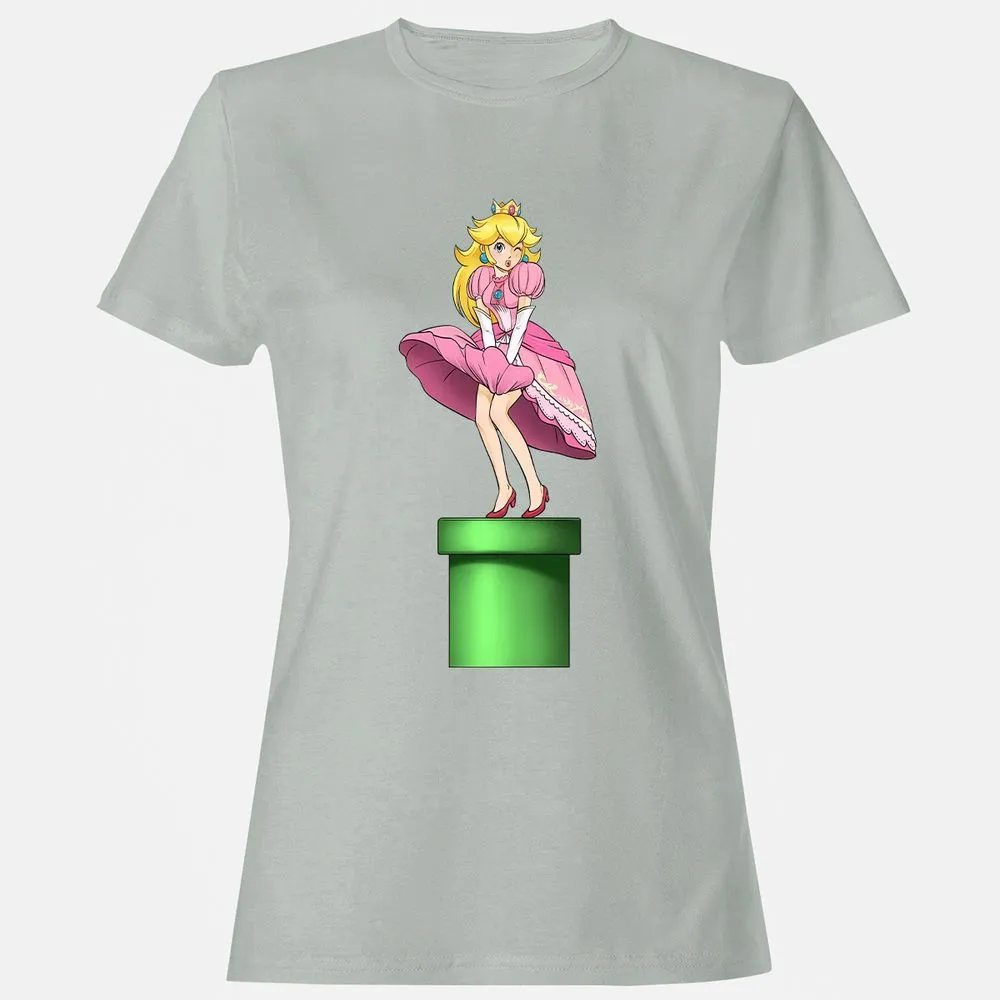 Women's T-Shirt - AQZ49JGR - Ash - 2