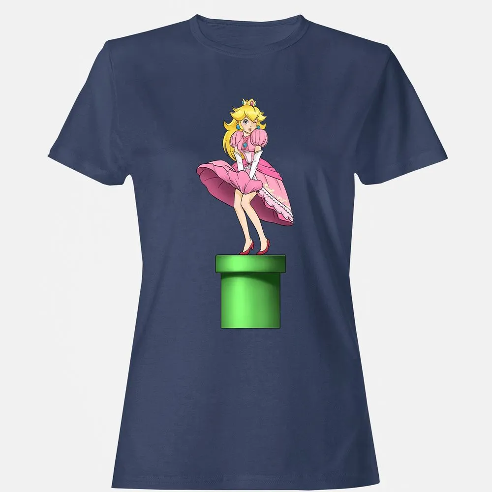 Women's T-Shirt - AQZ49JGR - Navy - 10
