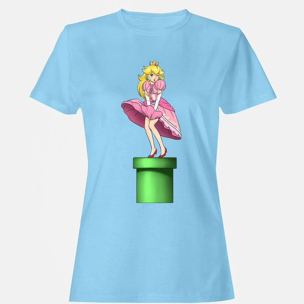 Women's T-Shirt - AQZ49JGR - Light Blue - 8