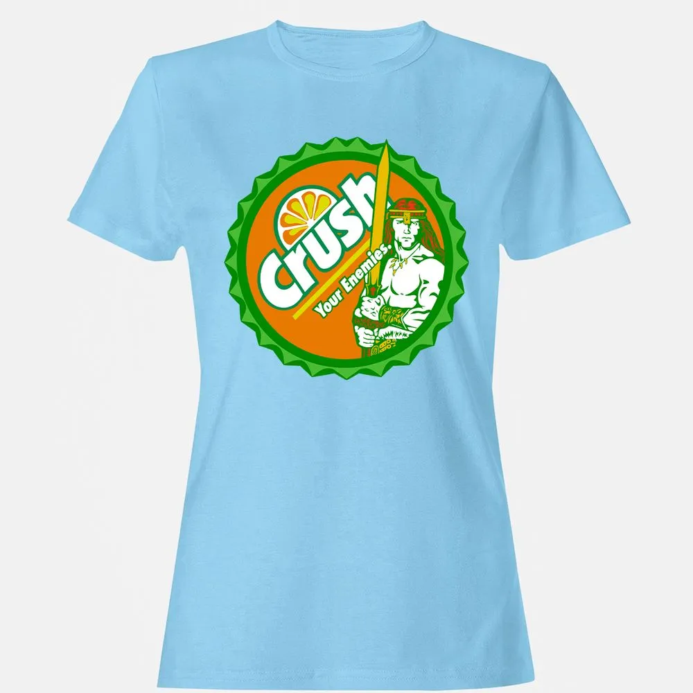Women's T-Shirt - ALFGALQM - Light Blue - 8