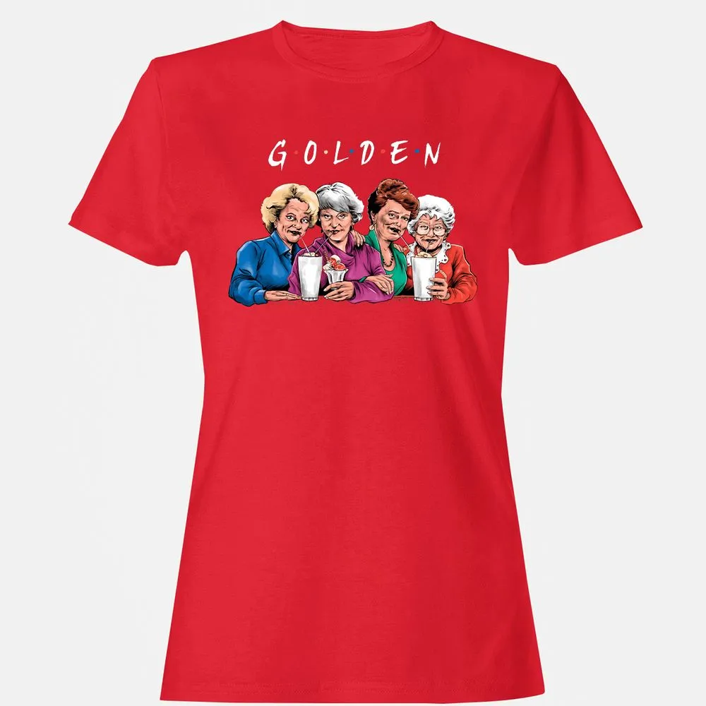 Women's T-Shirt - A5UXB8VQ - Red - 13