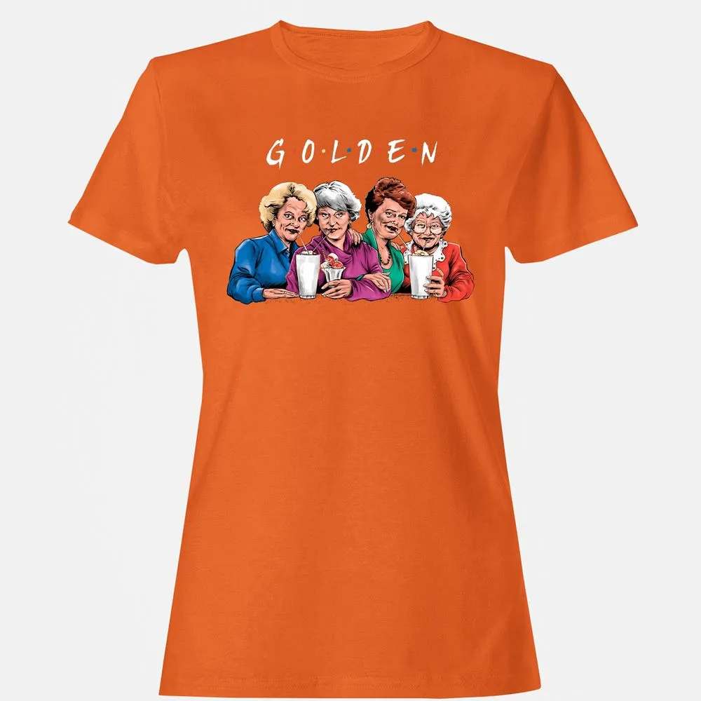 Women's T-Shirt - A5UXB8VQ - Orange - 11