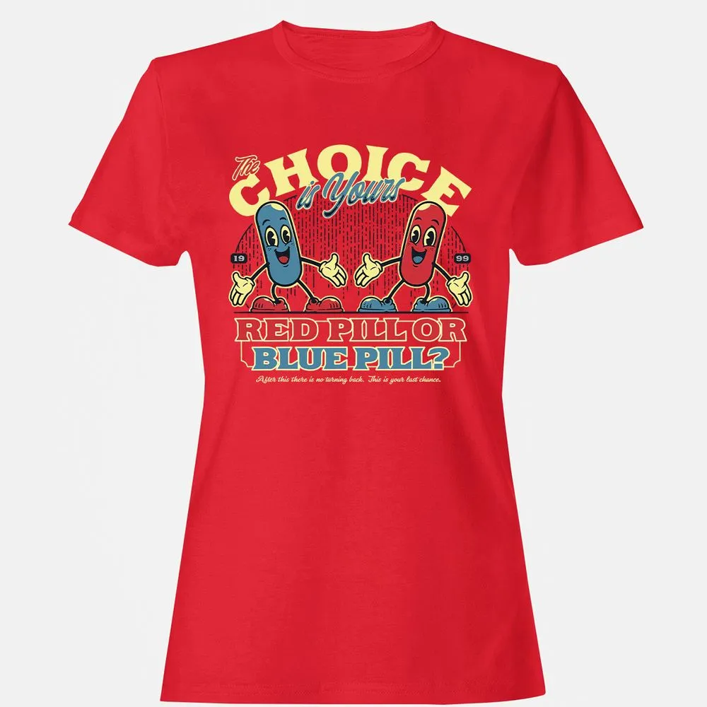 Women's T-Shirt - P74QA1YM - Red - 13