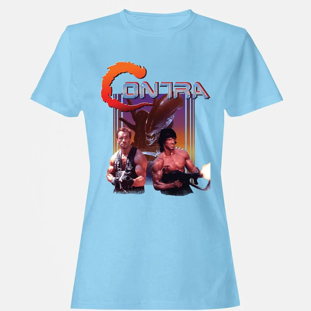 Women's T-Shirt - XPJLZ5FA - Light Blue - 8