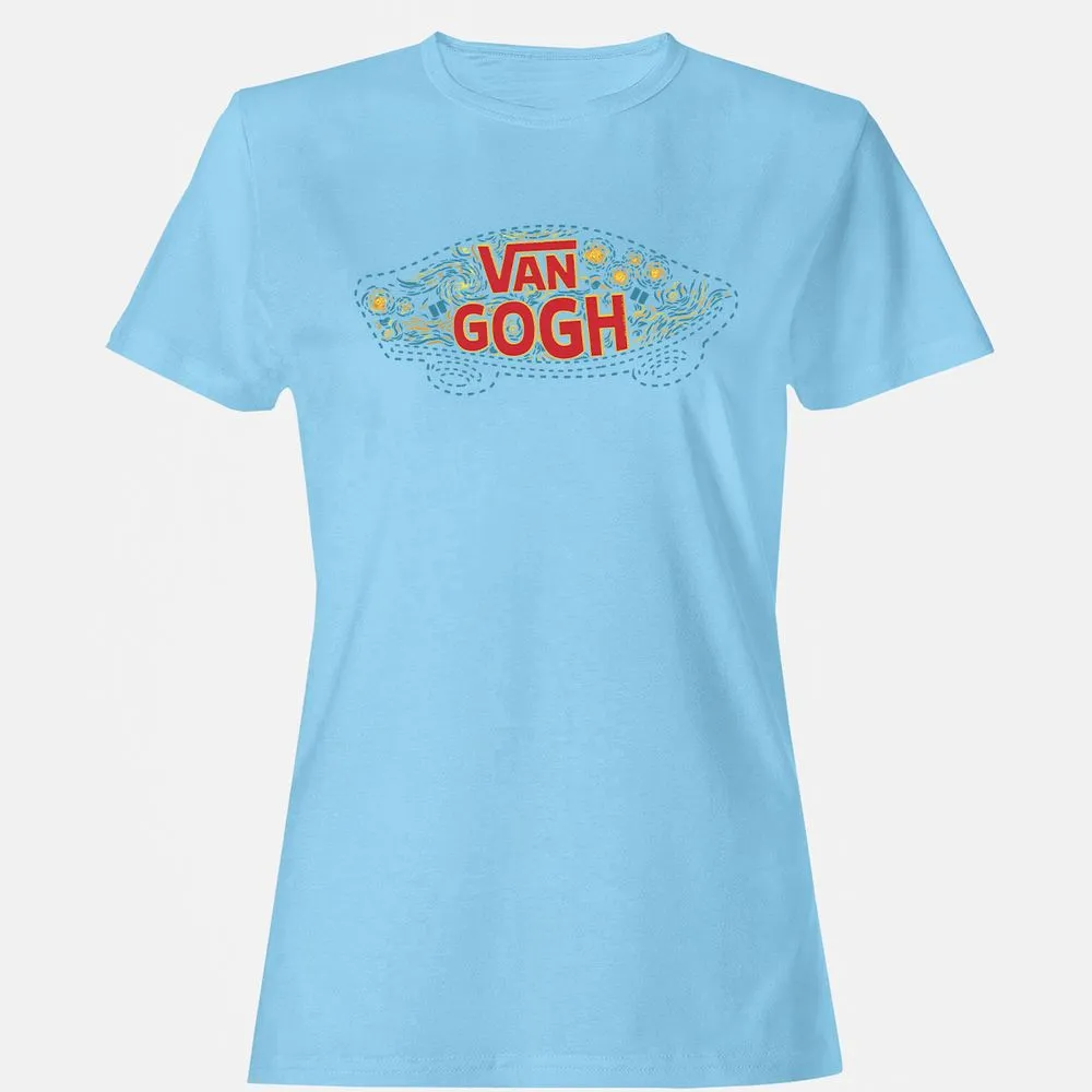 Women's T-Shirt - BR8CZEQM - Light Blue - 8