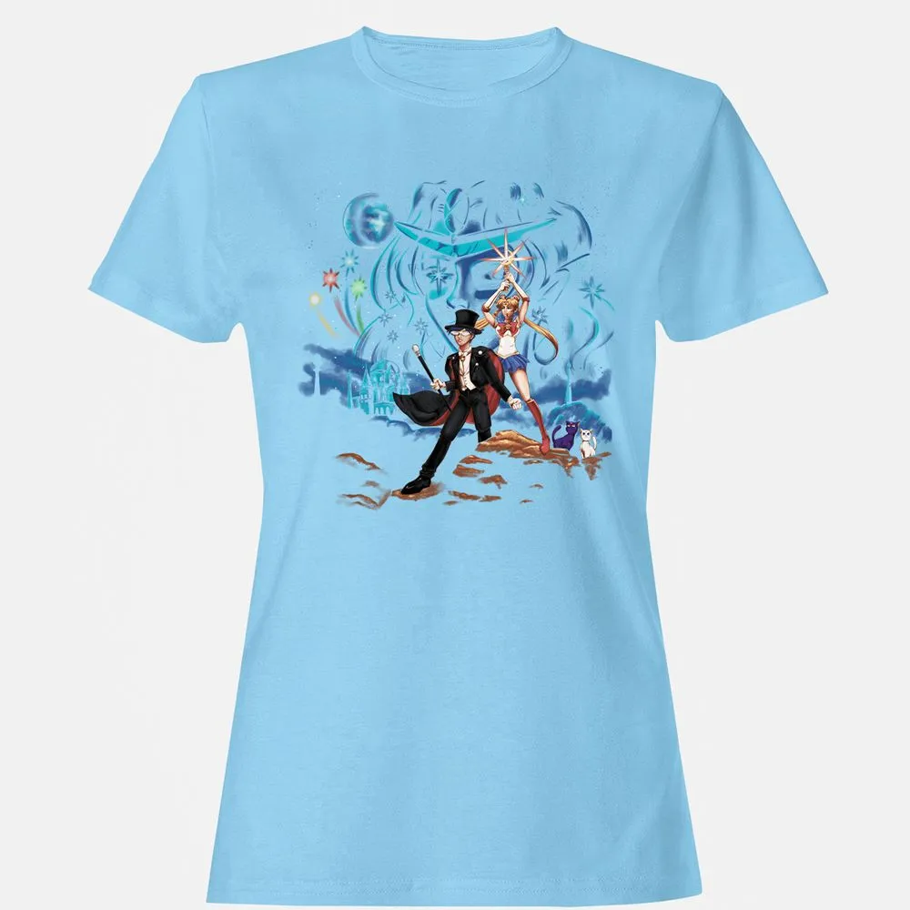 Women's T-Shirt - M7S8D2BH - Light Blue - 8