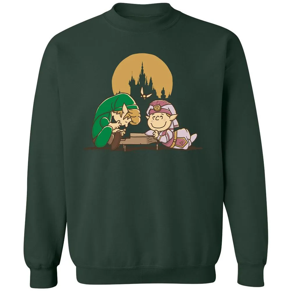 Classic Unisex Sweatshirt - XBLG8L3Y - Forest Green - 4