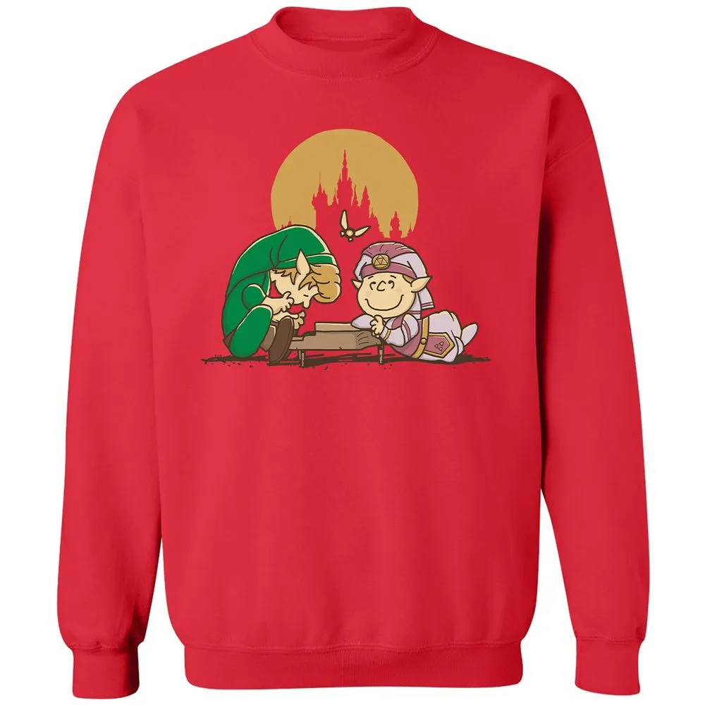 Classic Unisex Sweatshirt - XBLG8L3Y - Red - 5