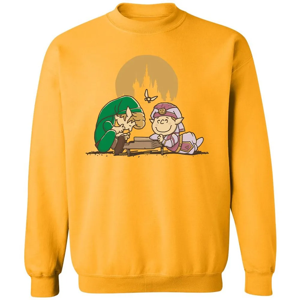 Classic Unisex Sweatshirt - XBLG8L3Y - Gold - 11
