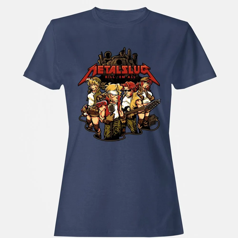 Women's T-Shirt - 6LNS31JZ - Navy - 10