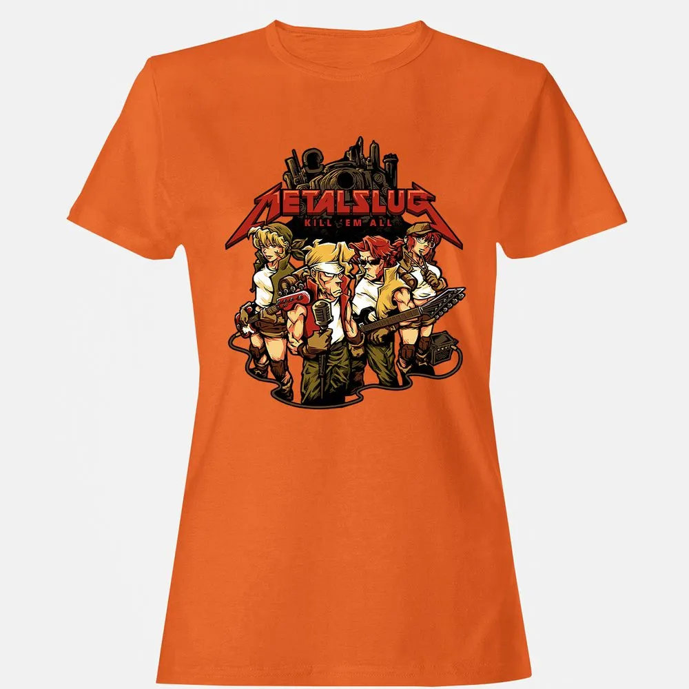 Women's T-Shirt - 6LNS31JZ - Orange - 11